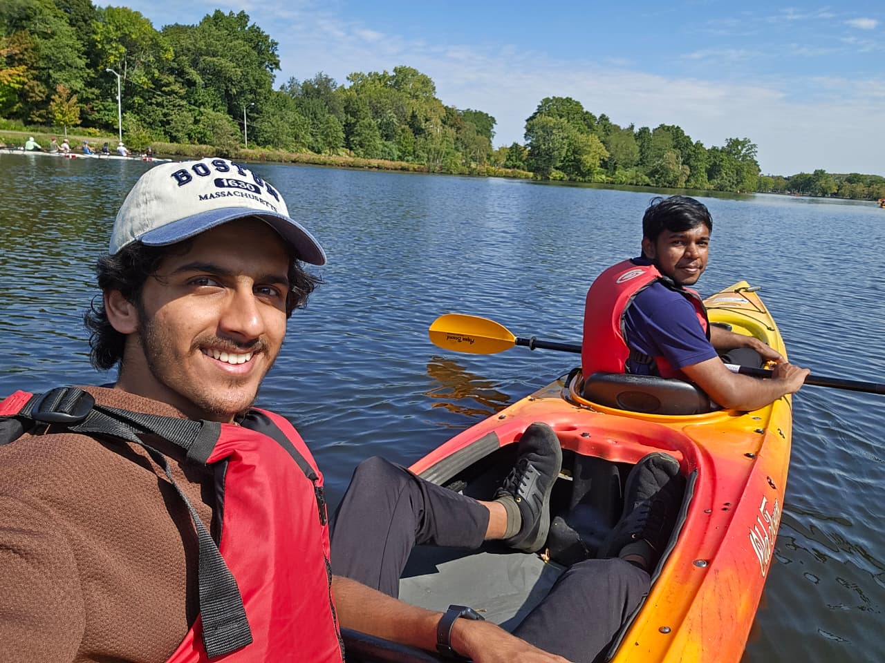 Paddling at Charles River